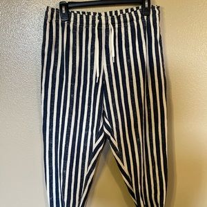 Polo draw string pants with pockets elastic at ankle🌺